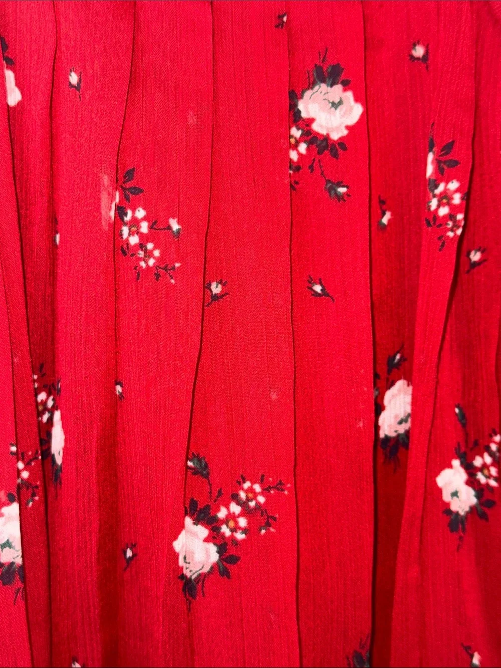 OshKosh B'gosh Red Floral Cap-Sleeve Dress